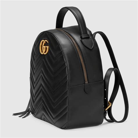 gucci black backpack purse|Gucci backpack price.